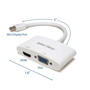 Mini Display Port to HDMI + VGA