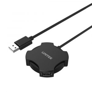 UT-106 Unitek USB2.0 4-Port Hub (30 cm) sold by Interface Connectronics Y-2178