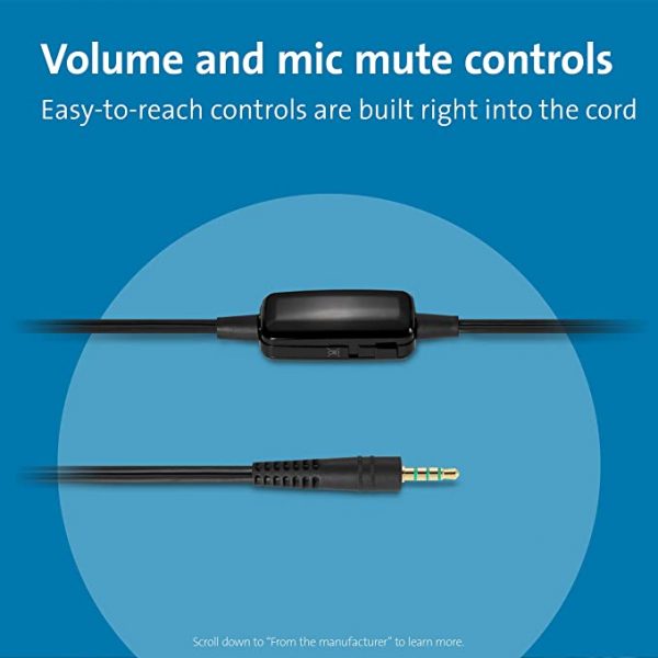 Hi-Fi Headphones w Mic & Volume Control K33597WW