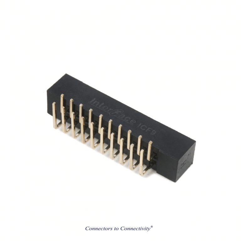 2mm Box Header Right Angle by Interface Connectronics®