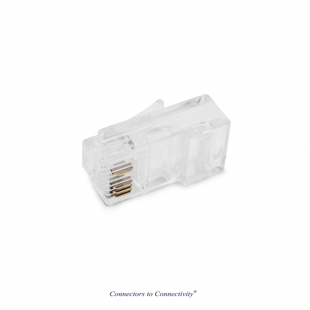 Interface Input Plug RJ45 8P4C Plug 2 Prong 0.3 Micron by Interface Connectronics®